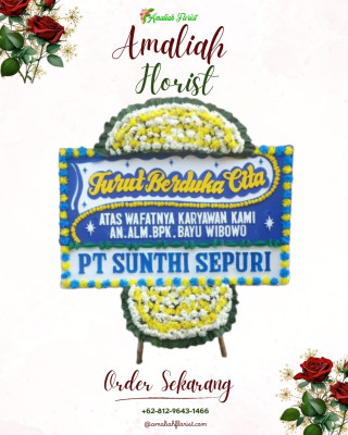 Papan Bunga Duka di Pasaman Barat