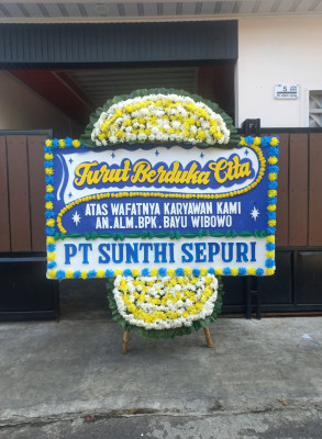 Papan Bunga Duka di Pasaman Barat